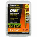 Totalturf 8 x 1.25 in. Exterior Flat Head One Screw - Bronze Epoxy, 194PK TO3841407